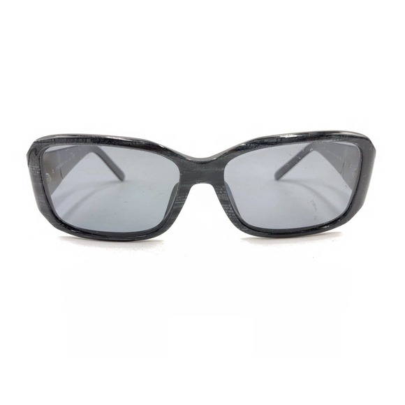 Prada SPR 14H 7BR-3M1 Charcoal Gray Rectangle Sunglasses Frames 57-16 130 Italy - Picture 6 of 12